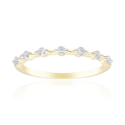 9K SI1 (G) Diamond Gold Ring (Annette)