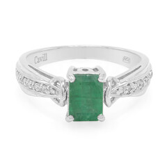 Bahia Emerald Silver Ring