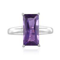 Zambian Amethyst Silver Ring