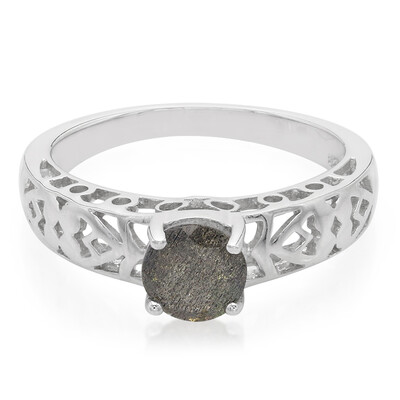 Romanian Spectrolite Silver Ring