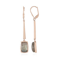 Green Maniry Labradorite Silver Earrings (KM by Juwelo)