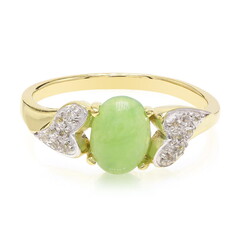 Imperial Chrysoprase Silver Ring