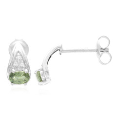 Mozambique Sapphire Silver Earrings