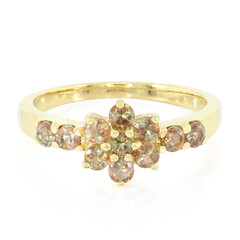 Andalusite Silver Ring
