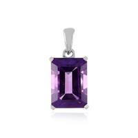 Moroccan Amethyst Silver Pendant