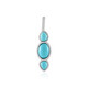 Sleeping Beauty Turquoise Silver Pendant