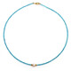 Blue Apatite Silver Necklace