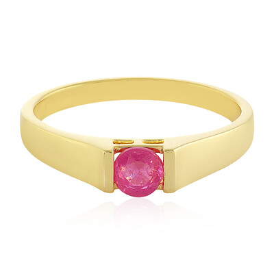 Madagascar Pink Sapphire Silver Ring