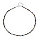 Black Spinel Silver Necklace