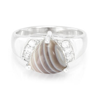 Botswana Agate Silver Ring