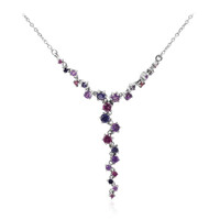 Amethyst Silver Necklace