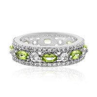 Peridot Silver Ring
