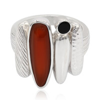 Carnelian Silver Ring