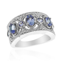 Tanzanite Silver Ring