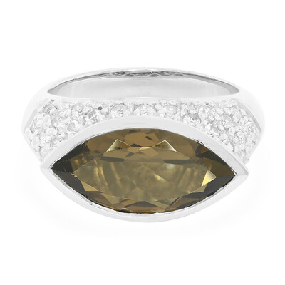 Smoky Quartz Silver Ring