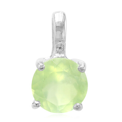 Prehnite Silver Pendant