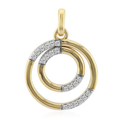 SI1 (G) Diamond Silver Pendant