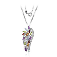 Citrine Silver Necklace