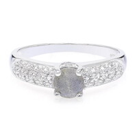 Romanian Spectrolite Silver Ring