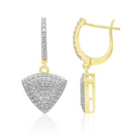 9K SI2 (G) Diamond Gold Earrings
