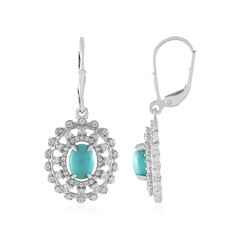 Turquoise Silver Earrings