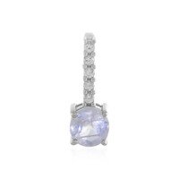 Rainbow Moonstone Silver Pendant