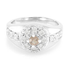 Red Apatite Silver Ring