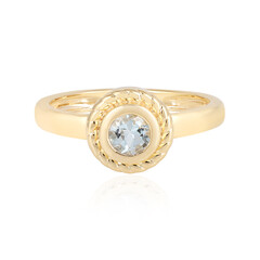 Aquamarine Silver Ring