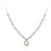 Welo Opal Silver Necklace