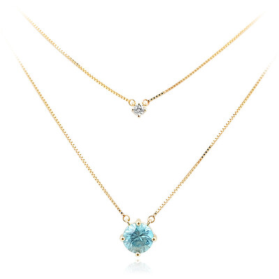 9K Ratanakiri Zircon Gold Necklace (de Melo)