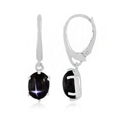 Indian star diopside Silver Earrings