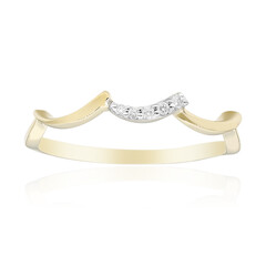 9K SI1 (G) Diamond Gold Ring