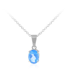 INDIGO BLUE TOPAZ Silver Necklace