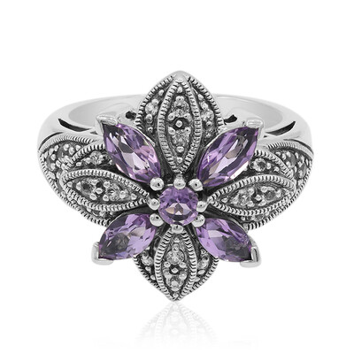 Amethyst Silver Ring