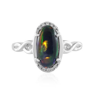 Mezezo Opal Silver Ring