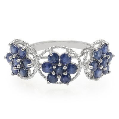 Kanchanaburi Sapphire Silver Ring