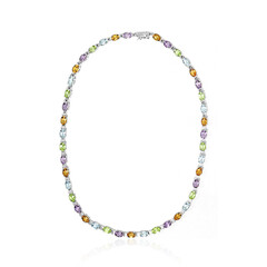 Amethyst Silver Necklace
