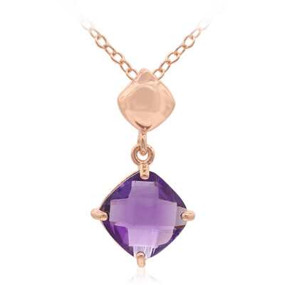 Moroccan Amethyst Silver Necklace