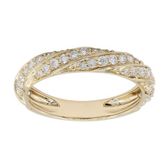 14K SI2 (G) Diamond Gold Ring