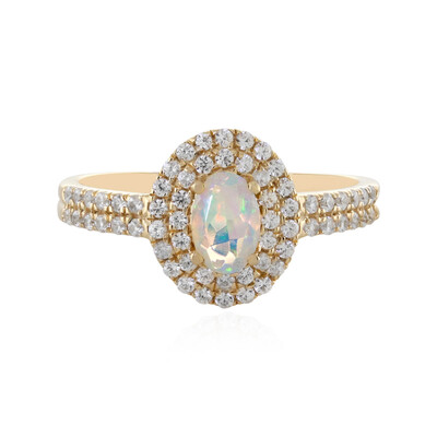 9K Welo Opal Gold Ring