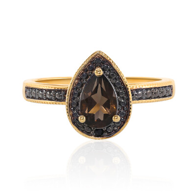 Smoky Quartz Silver Ring