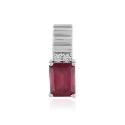 Bemainty Ruby Silver Pendant
