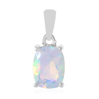 Welo Opal Silver Pendant