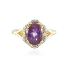 Star Ruby Silver Ring