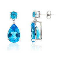 Marambaia Topaz Silver Earrings