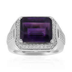 Zambian Amethyst Silver Ring