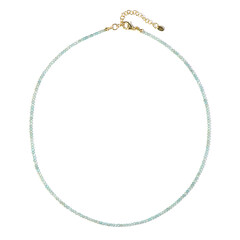 Blue Apatite Silver Necklace