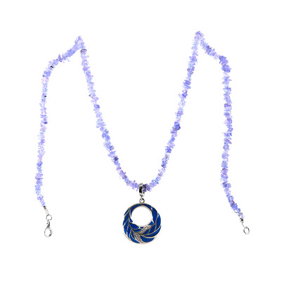 Zircon Silver Necklace (Riya)