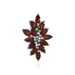 Mozambique Garnet Silver Pendant