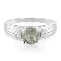 Romanian Spectrolite Silver Ring